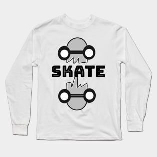 Skateboarding design Long Sleeve T-Shirt